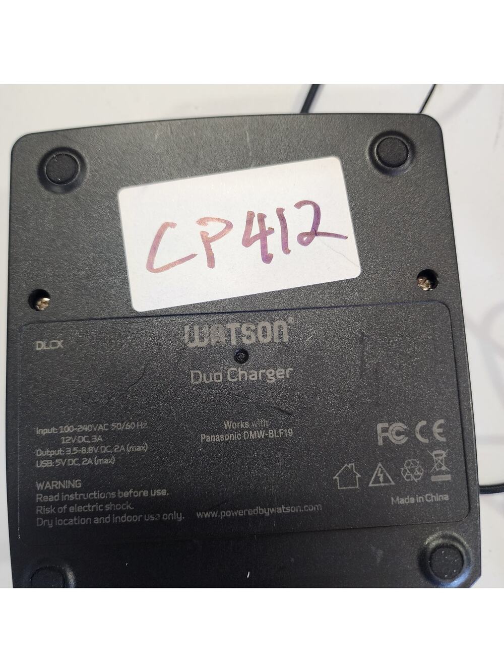Dell DLCX PowerEdge BCE Dual Battery Charger CH115DR for Dell Latitude